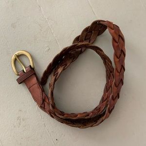L.L. Bean Vintage woven leather belt